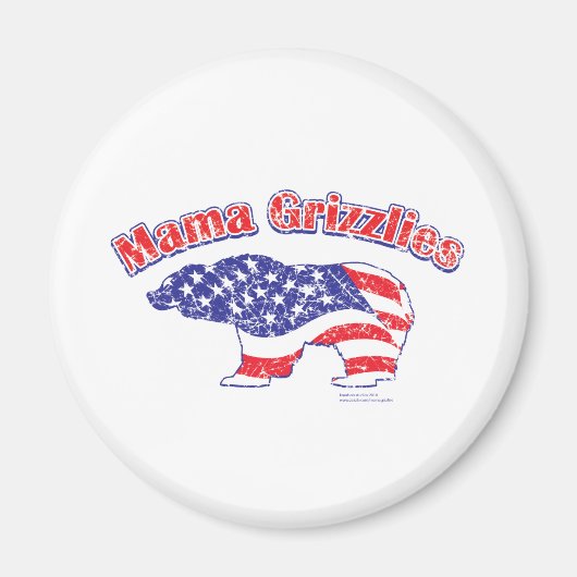 Aimant Mamma-Grizzly en détresse (Devant)