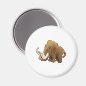 Aimant Mammoth laineux (Recto/Verso)