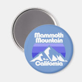 Aimant Mammoth Mountain California (Recto/Verso)