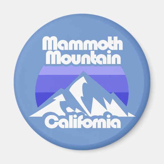 Aimant Mammoth Mountain California (Devant)