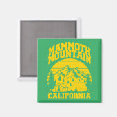 Aimant Mammoth Mountain, Californie (Recto/Verso)