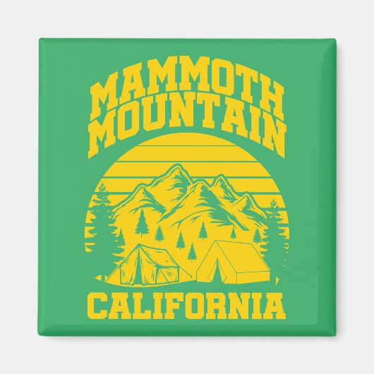Aimant Mammoth Mountain, Californie (Devant)