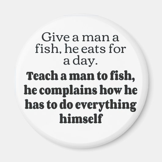 Aimant Man fish se plaint bf (Devant)