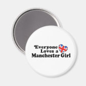 Aimant Manchester Girl (Recto/Verso)