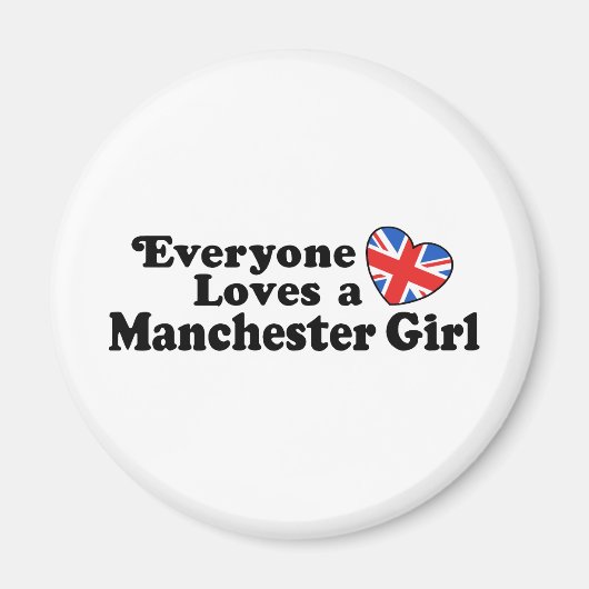 Aimant Manchester Girl (Devant)