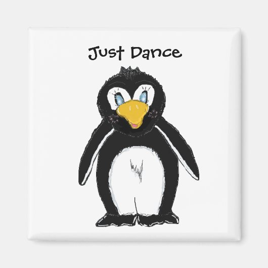 Aimant Manchot Mignon - Just Dance (Devant)