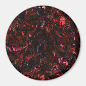 Aimant Mandala 6 Abstrait (Devant)