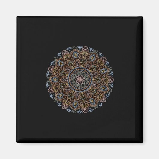 Aimant Mandala 8647 Féministe (Devant)