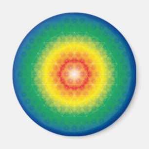 Aimant Mandala en cristal