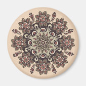 aimant mandala fleur (Devant)