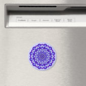 Aimant Mandala Floral Violet (In Situ (Lave-vaisselle))
