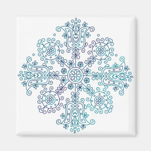 Aimant Mandala folklorique