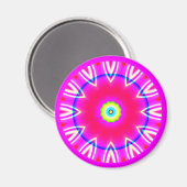 Aimant Mandala fractal (Recto/Verso)