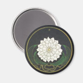 Aimant Mandala Golden Flower (Recto/Verso)