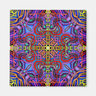 Aimant Mandala mystique de trellis
