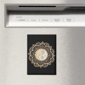 Aimant Mandala or et argent (In Situ (Lave-vaisselle))