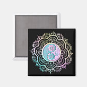 Aimant Mandala Pastel (Recto/Verso)