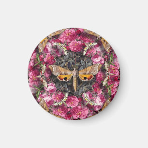 Aimant Mandala rose
