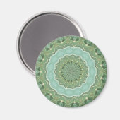 Aimant Mandala succulent (Recto/Verso)