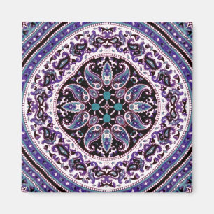 Aimant Mandala violet