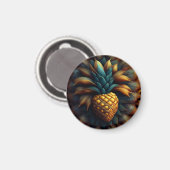 Aimant Mandelbrot ananas fractal (Recto/Verso)