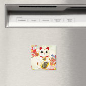 Aimant Maneki Neko Chat japonais Fortune (In Situ (Lave-vaisselle))
