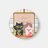Aimant Maneki Neko Lucky Poiluna (Devant)