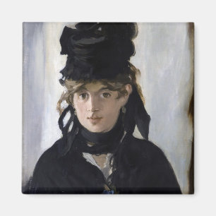 Aimant Manet - Berthe Morisot with a bouquet of violets