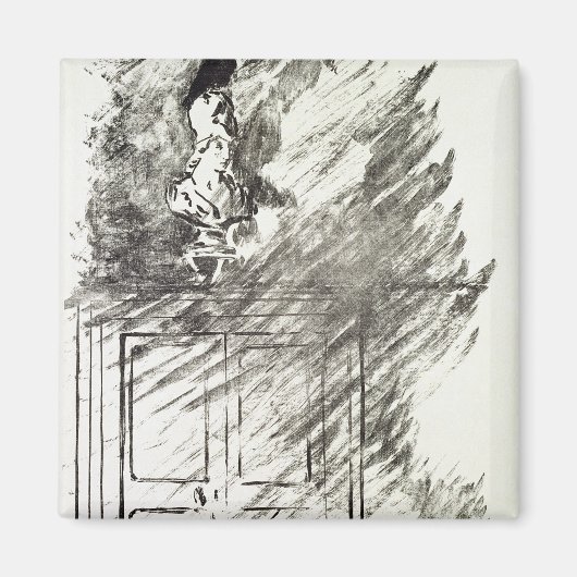 Aimant Manet | Illustration pour 'The Raven' (Devant)