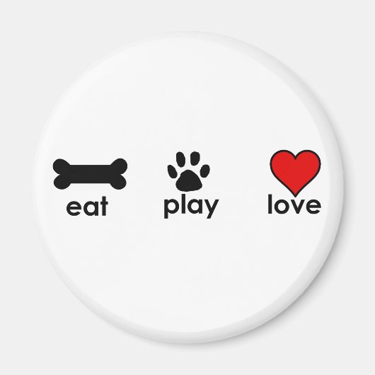 Aimant Mange.Joue.Amour. (Devant)