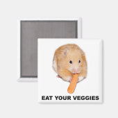 Aimant Mange tes légumes (Recto/Verso)