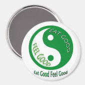 Aimant Manger Bien Sentez Bien Régime Alimentaire Motivat (Recto/Verso)