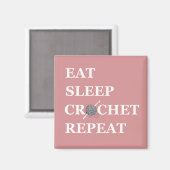 Aimant manger crochet de sommeil répéter (Recto/Verso)