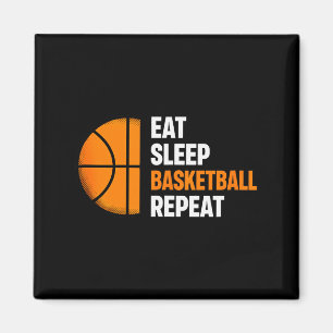 Aimant Manger Dormir Basket-ball Répéter Tank Amoureux de