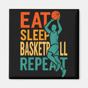 Aimant Manger dormir basketball répéter