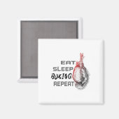 Aimant Manger Dormir Boxe Répéter Enthousiaste de boxe (Recto/Verso)