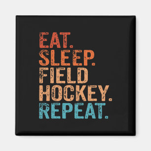 Aimant Manger Dormir Hockey sur Gazon Répéter Drôle Vinta
