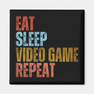 AIMANT MANGER DORMIR JEU VIDÉO RÉPÉTER