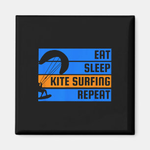 Aimant Manger Dormir Kite Surf Répéter Kite Surfeur
