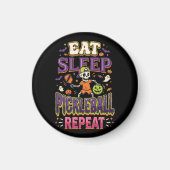 Aimant Manger Dormir Pickleball Répéter Pickleball (Devant)