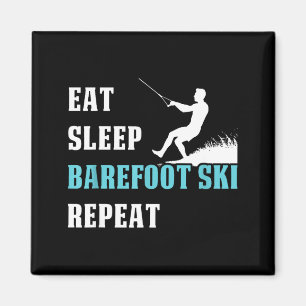 Aimant Manger dormir pieds nus skier répéter skieur passe