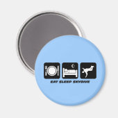 Aimant manger dormir skydive (Recto/Verso)