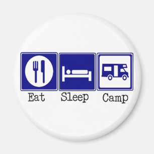 Aimant Manger. Sommeil, Camp
