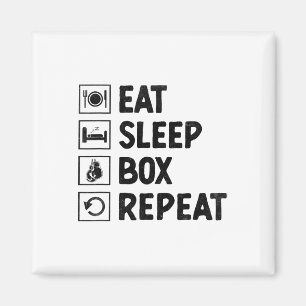 Aimant Mangez boîte de sommeil Répéter boîte de sport For