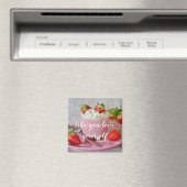 Aimant Mangez Comme Vous Vous Aimez // Fraise Smoothie (In Situ (Lave-vaisselle))