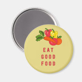 Aimant Mangez de la bonne nourriture (Recto/Verso)