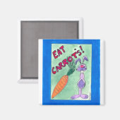 Aimant mangez des carottes (Recto/Verso)