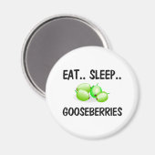 Aimant Mangez des GOOSEBERRIES de sommeil (Recto/Verso)