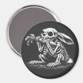 Aimant Mangez des légumes – Lapin mort par BurnsInHell (Recto/Verso)