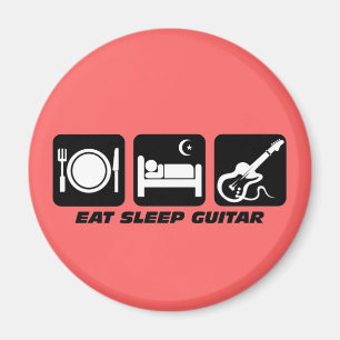 Aimant mangez la guitare de sommeil